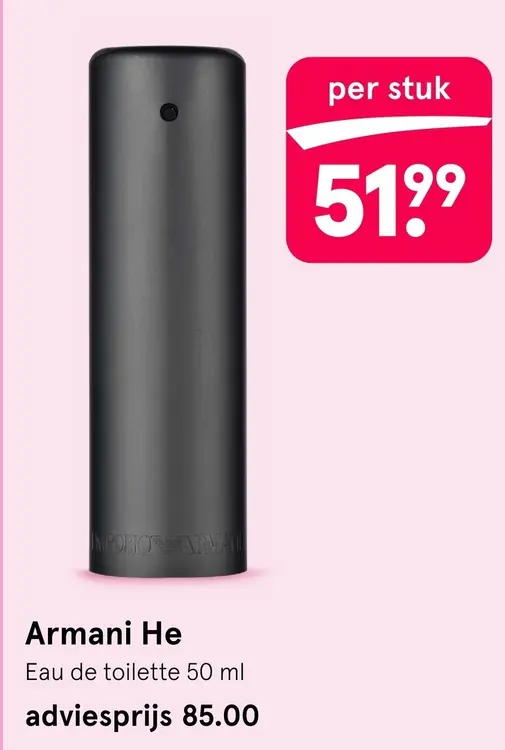 Aanbieding: Armani He