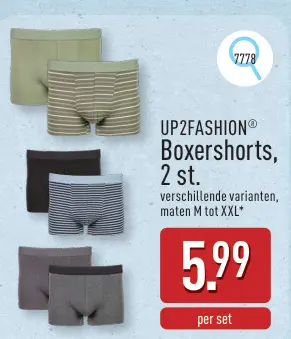 Promotie: Boxershorts