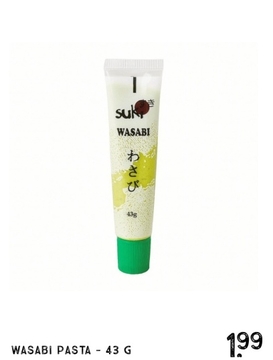 Aanbieding: Wasabi pasta - 43 g