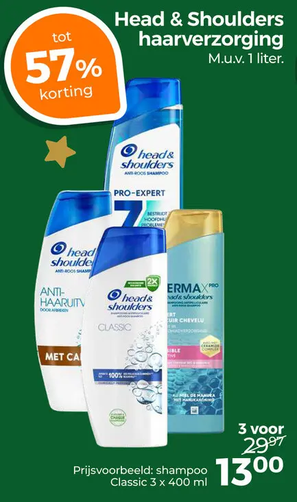 Aanbieding: Head & Shoulders haarverzorging