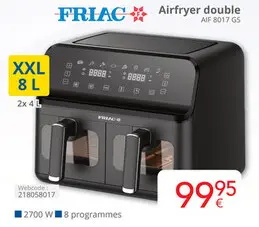 Offre: Airfryer double