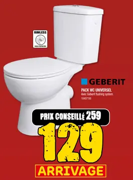 Offre: Pack wc universel