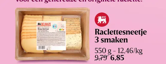 Aanbieding: Raclettesneetje