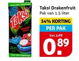 Aanbieding: Taksi Drakenfruit