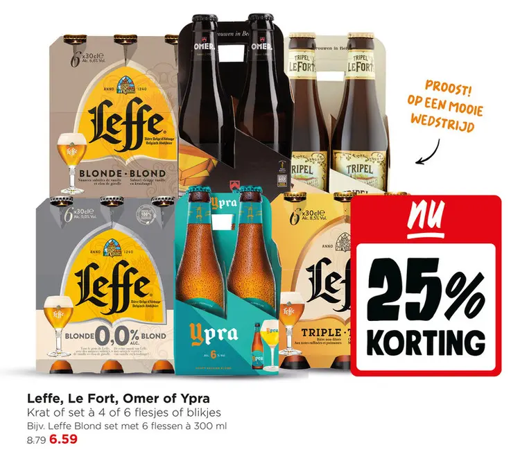 Aanbieding: Leffe, Le Fort, Omer of Ypra