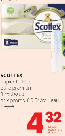 Offre: papier toilette pure premium