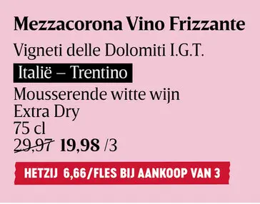 Aanbieding: Mezzacorona Vino Frizzante