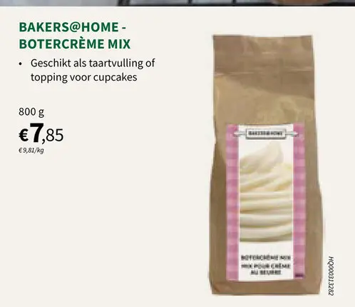 Promotie: Botercrème mix