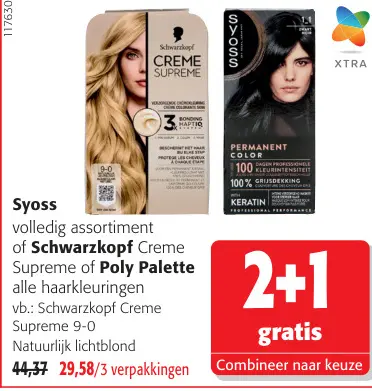 Promotie: Syoss, Schwarzkopf of Poly Palette