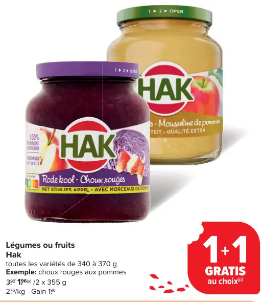 Offre: Légumes ou fruits