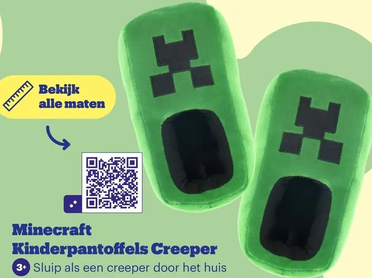 Promotie: Kinderpantoffels Creeper