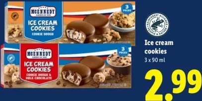 Aanbieding: McEnnedy Ice cream cookies