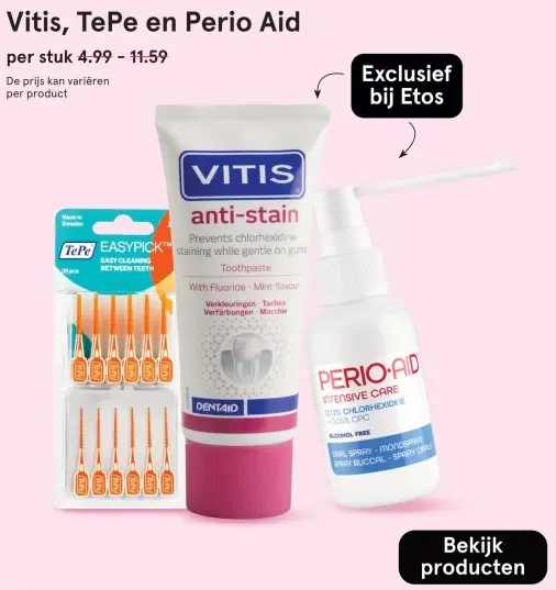 Aanbieding: Vitis, TePe en Perio Aid