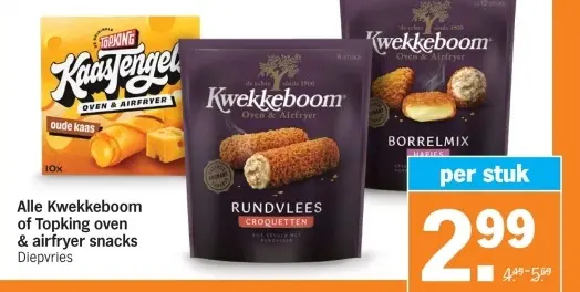 Aanbieding: oven & airfryer snacks