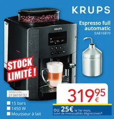 Offre: Espresso full automatic