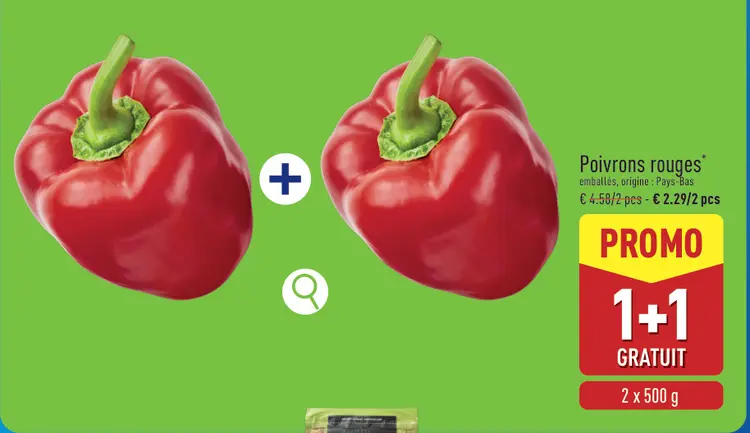 Offre: Poivrons rouges