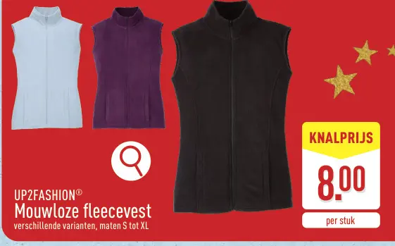 Aanbieding: Mouwloze fleecevest