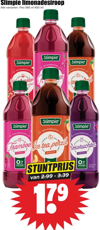 Aanbieding: limonadesiroop
