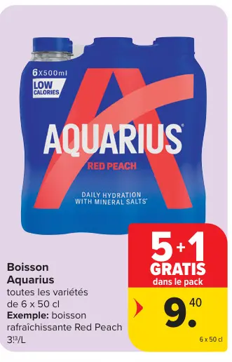 Offre: Boisson Aquarius