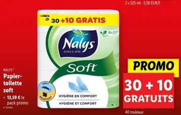 Offre: Papier-toilette soft