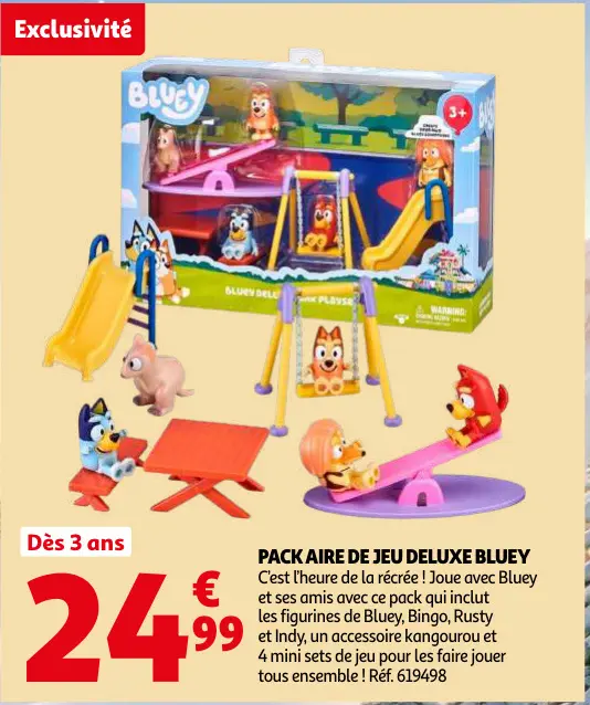 Promotie: Pack Aire De Jeu Deluxe Bluey