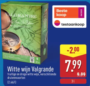 Promotie: Witte wijn Valgrande