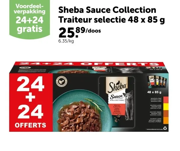 Promotie: Sheba Sauce Collection Traiteur selectie