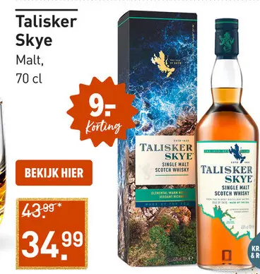 Aanbieding: Talisker Skye 70CL