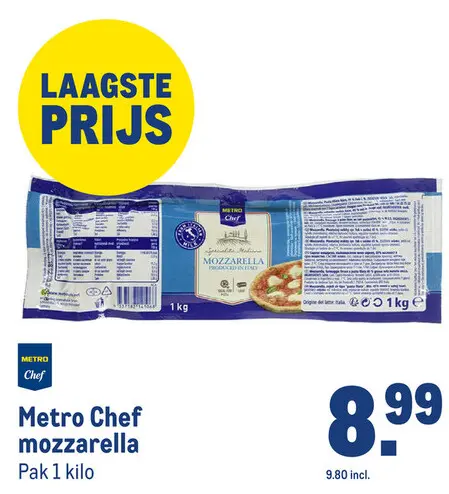 Aanbieding: mozzarella