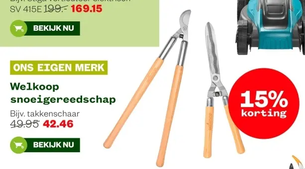 Aanbieding: Snoeigereedschap
