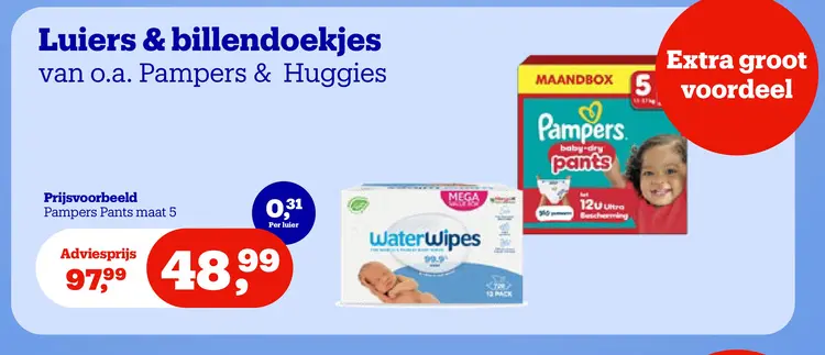 Promotie: Luiers & billendoekjes