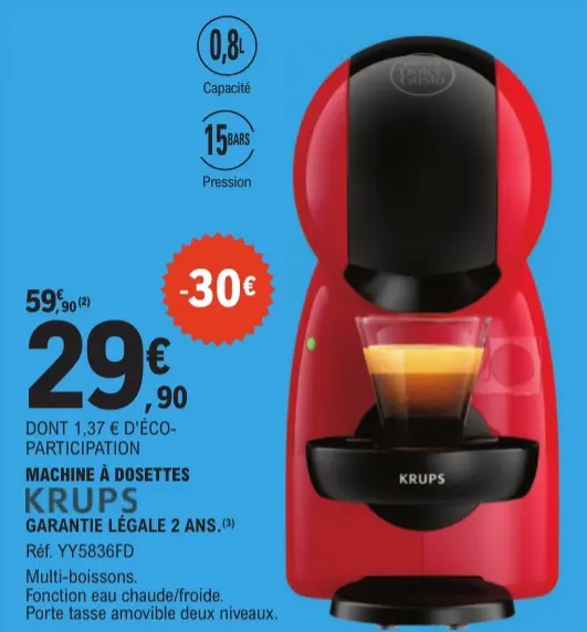 Offre: Machine à dosettes