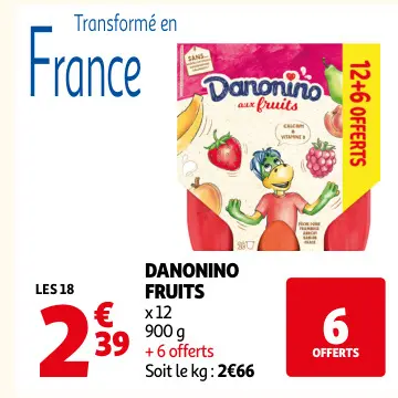 Promotie: Danonino fruits