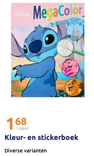 Promotie: Kleur- en stickerboek