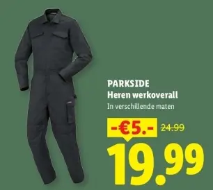 Aanbieding: Heren werkoverall
