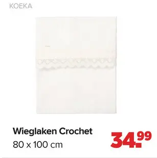Aanbieding: Wieglaken Crochet