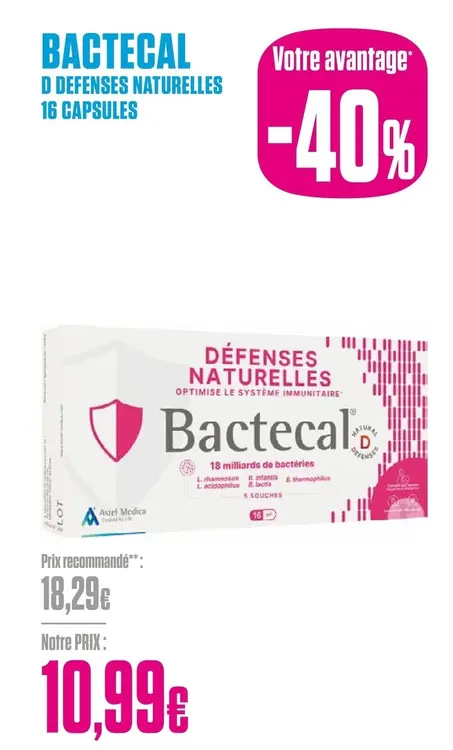 Offre: Bactecal