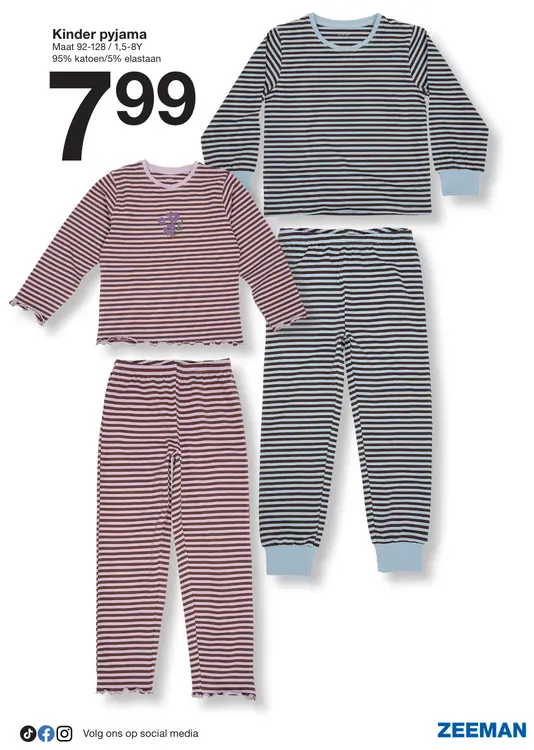 Promotie: Kinder pyjama