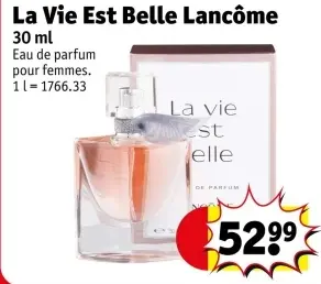 Offre: La Vie Est Belle