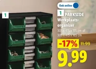 Aanbieding: Werkplaats-organizer