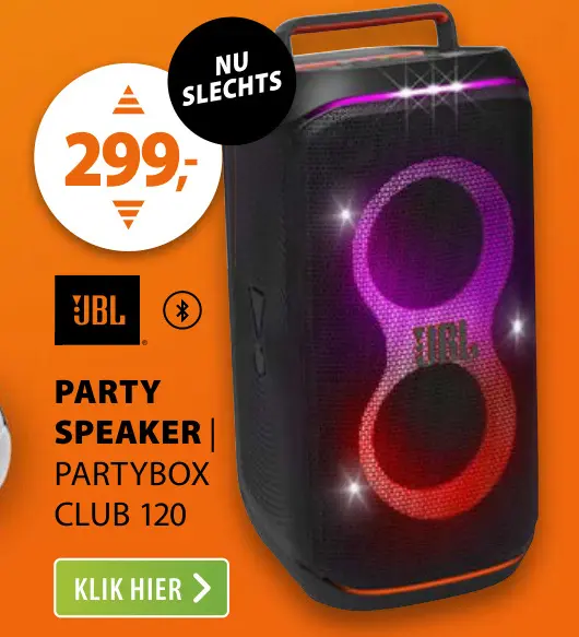 Aanbieding: Party speaker | partybox club 120