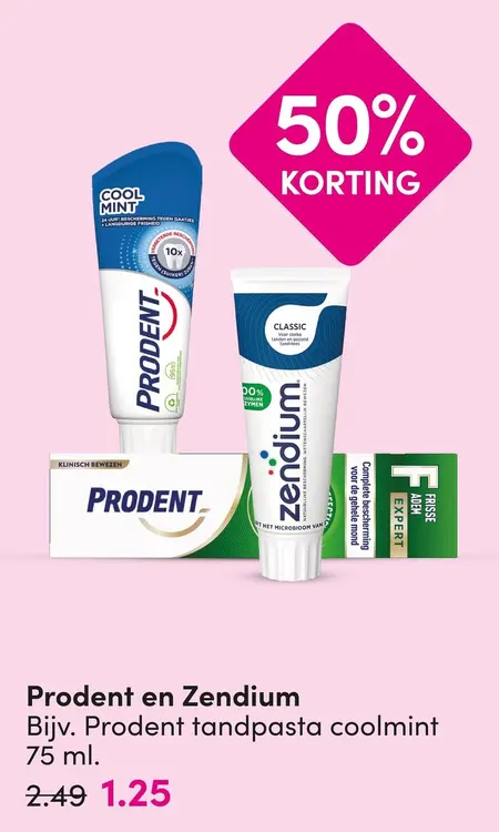 Aanbieding: Prodent en Zendium