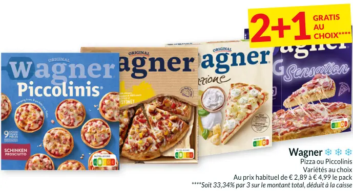 Offre: Pizza ou Piccolinis
