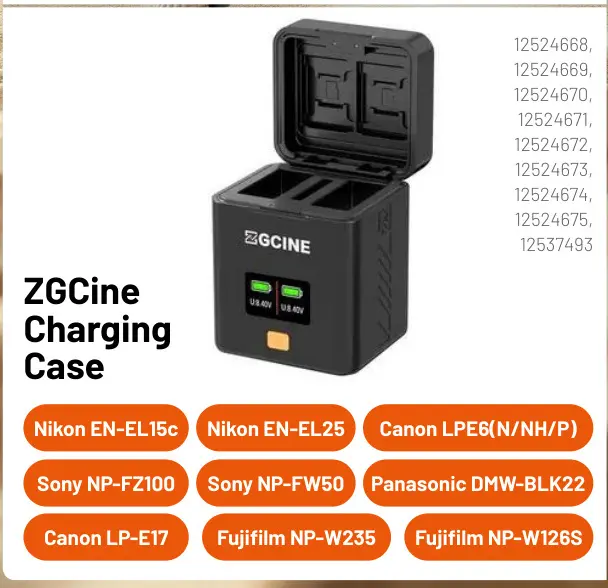 Promotie: ZGCine Charging Case