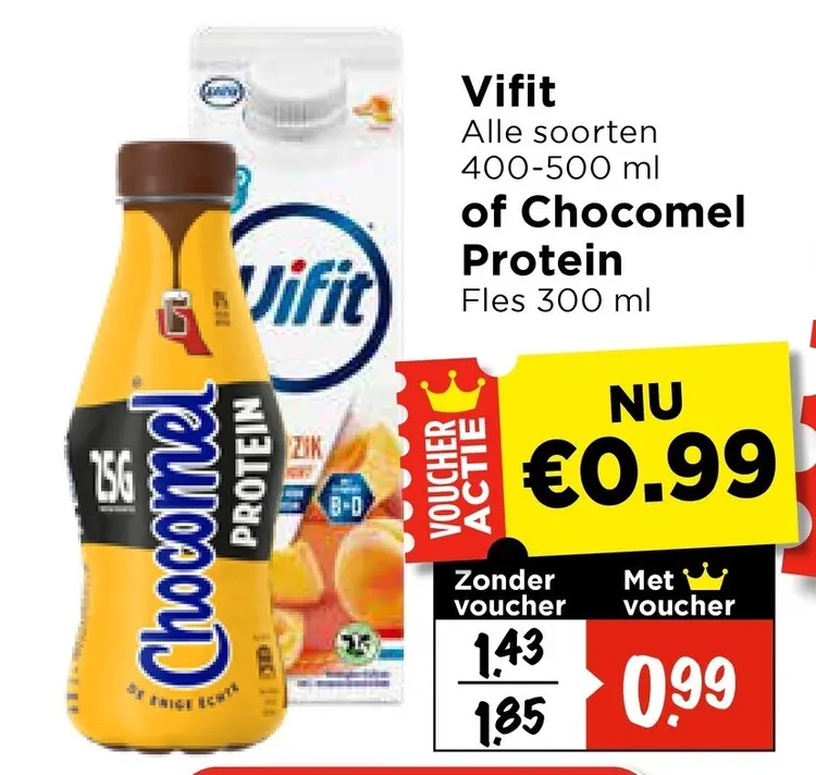Aanbieding: Vifit of Chocomel Protein
