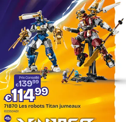 Offre: Les robots Titan jumeaux
