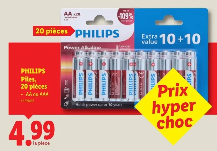 Offre: Piles