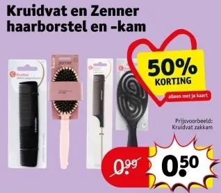 Promotie: Haarborstel en -kam