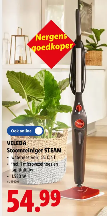 Promotie: Stoomreiniger STEAM