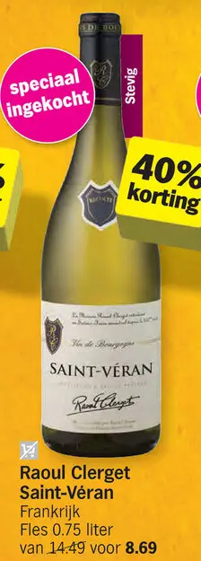 Aanbieding: Raoul Clerget Saint-Véran